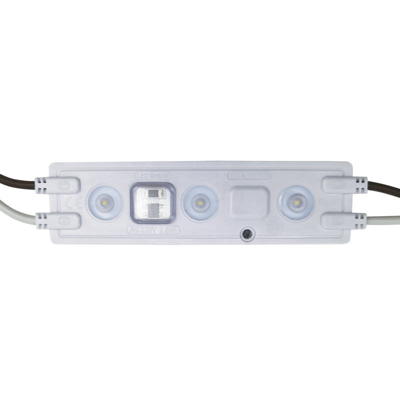 ^LED SMD SIGN MODULE ABS 230V AC 2.5W 4000K 200LM IP67 155° 110x28x8.5MM 3×2835 5YRS(20PCS STRING)