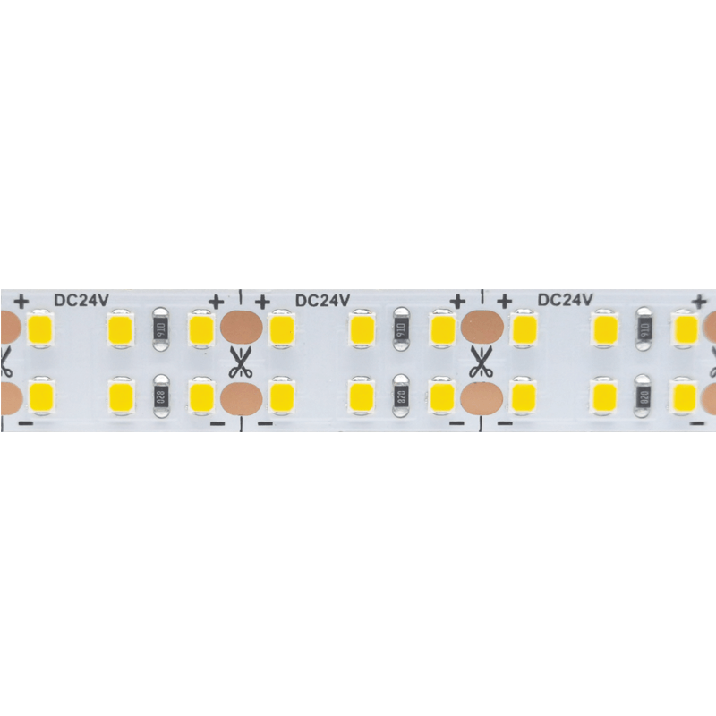 ^LED SMD STRIP 24V DC 40W/M 3000K 4120LM/M IP20 15MM CRI80 OSRAM 2835 240LEDS/M 3SDCM 5M REEL 5YRS