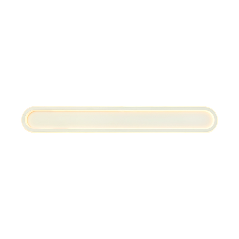^ΟΡΟΦΗΣ Φ/Σ LED 52W DIM 3000K 3600LM SOLO ΜΕΤΑΛΛΙΚΟ ΛΕΥΚΟ IP20 100X14X6CM