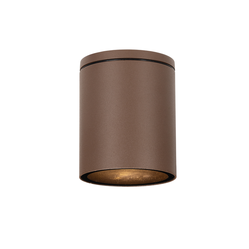 ^GU10  ROUND CEILING LUMINAIRE 230V AC RUSTY IP65 GU10 MAX.35W