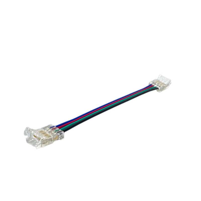ΕΝΔΙΑΜΕΣΟΣ ΣΥΝΔΕΣΜΟΣ ΜΕ ΚΑΛΩΔΙΟ ΓΙΑ 10mm SMD RGB 5050 LED ΛΩΡΙΔΑ