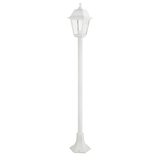 ΥΠΟ ΚΑΤΑΡΓΗΣΗ 4S PLASTIC FLOOR GARDEN WHITE LUMINAIRE 100CM E27 IP44
