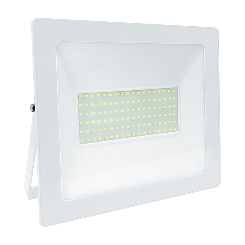 WHITE LED SMD FLOOD LUMINAIRE IP66 100W 6000K 9000Lm 230V RA80