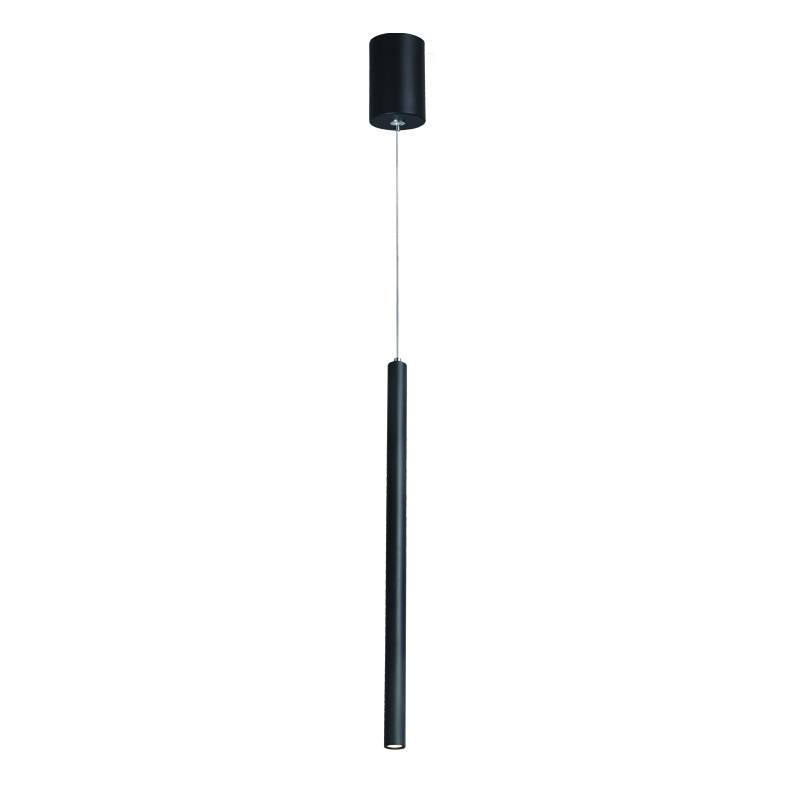 ^ΚΡΕΜΑΣΤΟ Φ/Σ LED 5W 3000K 400LM FINO ΜΑΥΡΟ ΜΕΤ/ΚΟ IP20 D3XD5,3XH220CM