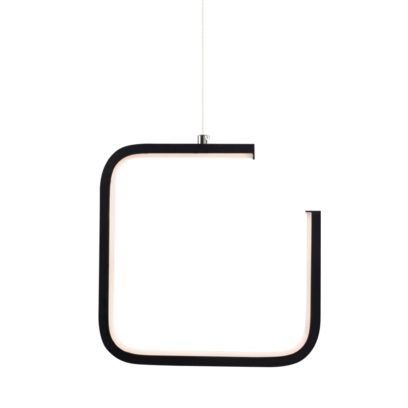 ΚΡΕΜΑΣΤΟ Φ/Σ LED 8W 3000K 780LM ΜΑΥΡΟ ΜΕΤΑΛΛΙΚΟ 22X11XH129CM EUCLID1