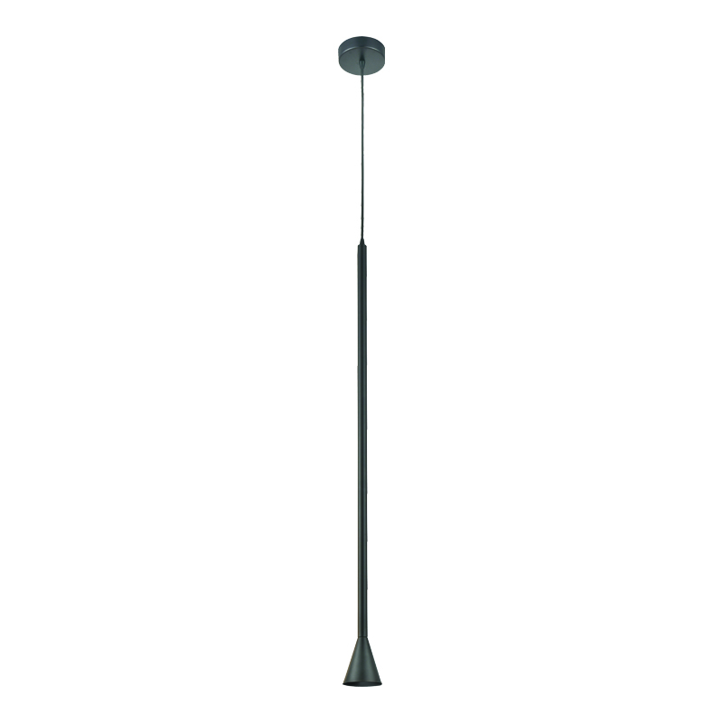 ^ΚΡΕΜΑΣΤΟ Φ/Σ 1ΧGU10 CLOUZOT ΜΑΥΡΟ ΜΕΤ/ΚΟ IP20 D7,5XD10XH190CM