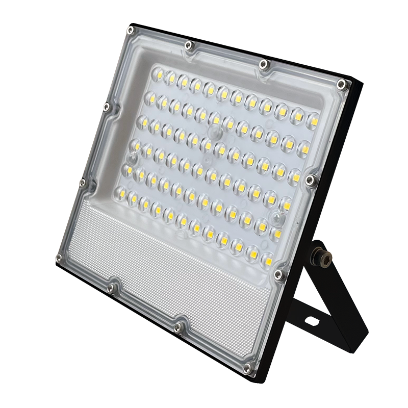 LED SMD BLACK FLOOD LUMINAIRE IP65 20W 4000K 2400Lm 100-277V AC RA80 IK08 5YRS BREATHING VALUE